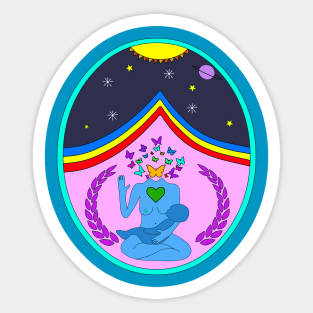 Astral Body Butterfly Sticker